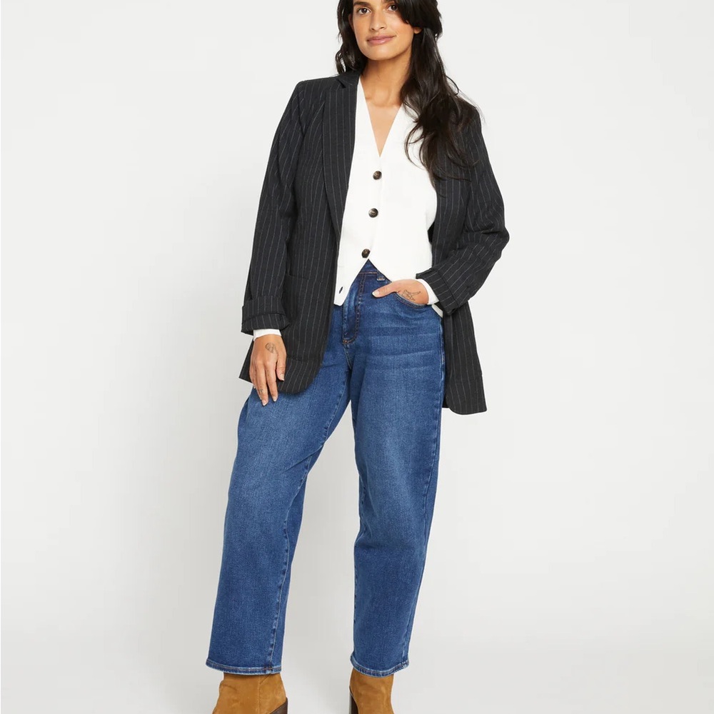 Universal Standard Women's High Rise Jeans - Blue